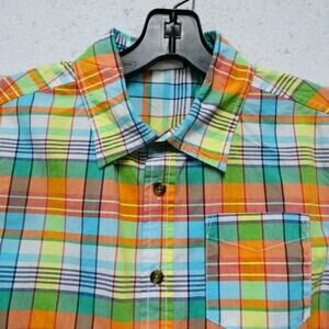 Crazy 8‎ boy's large 10-12 Button front shirt Short sleeve top